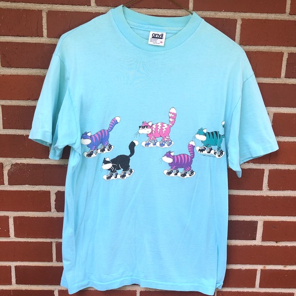 Other - 1990 cat wrap around t-shirt